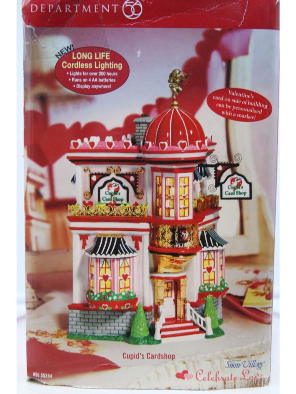 Dept 56 Snow Village Valentine - Cupid's Card Shop